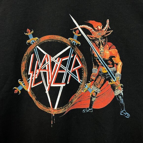 Slayer Show No Mercy Graphic Thrash Metal Band T-Shirt Large - Picture 2 of 4